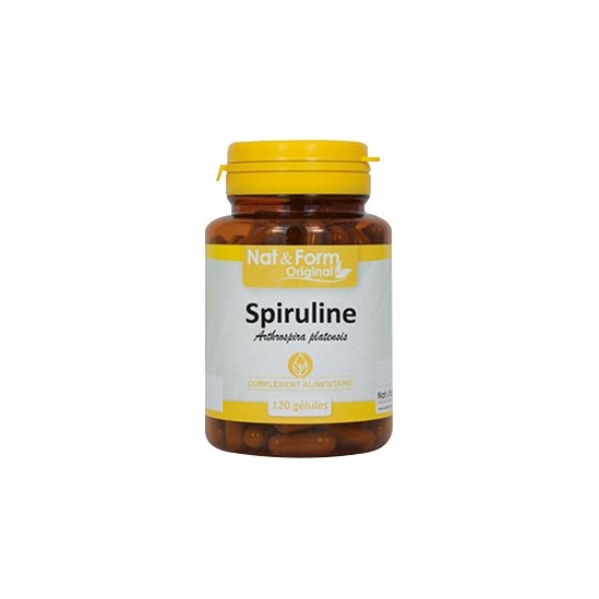 Nat&Form Spiruline complément alimentaire 120 gélules