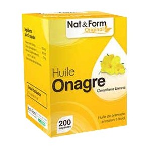 Nata&Form Onagre huile 100 capsules 500mg