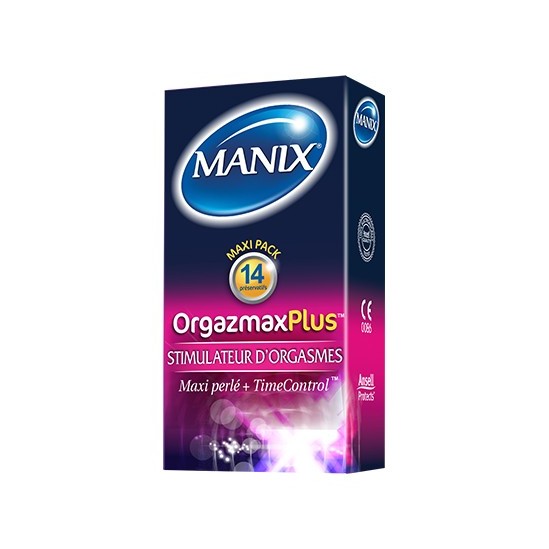 Manix OrgazMaxPlus stimulateur d'orgasmes préservatif boites de 14