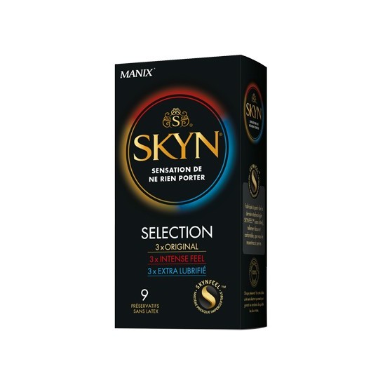 Manix Skyn selection kit decouverte 9 préservatifs