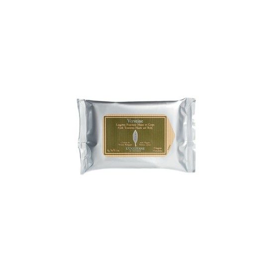 L'Occitane en Provence lingettes fraîcheur verveine 44g