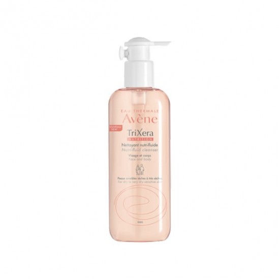 Avène Trixera nutrition nettoyant nutri-fluide flacon 400ml