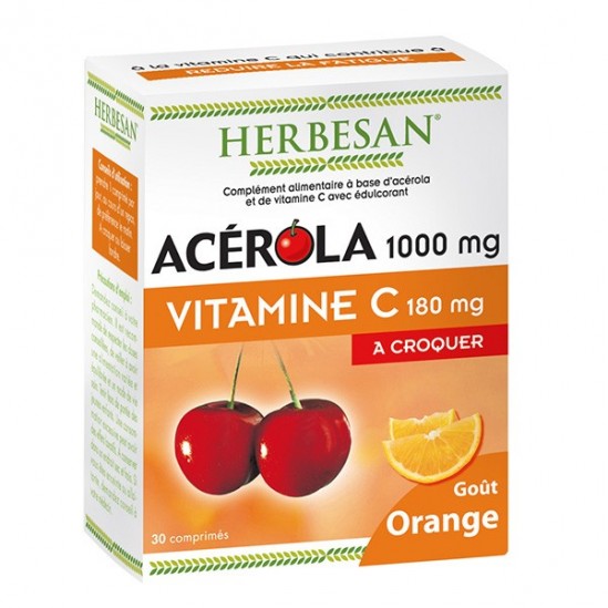 ACEROLA1000 HERBESAN  ORANGE 30 CP