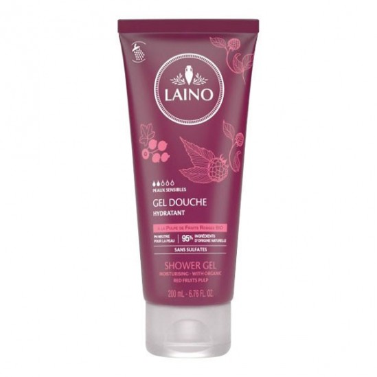 Laino gel douche hydratant fruits rouges 200ml