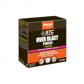 Stc nutrition over blast finish last km gel énergétique fruits rouges 25g