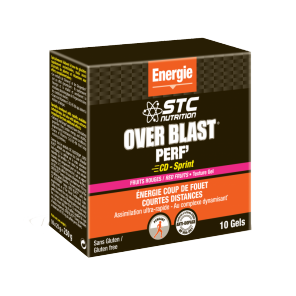 Stc nutrition over blast perf' cd sprint gel énergétique 10x25g