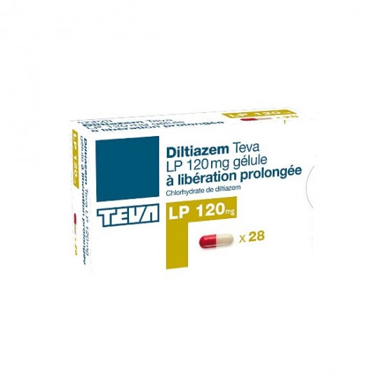 Diltiazem biogaran 120mg 28gélules (diacor)