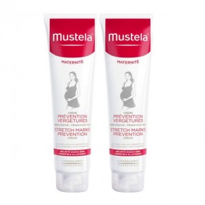 Mustela crème prévention vergetures 2x150ml