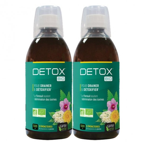 Sante verte detox bio drainer 500mlx2