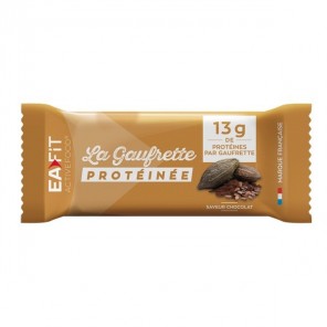 Eafit la gaufrette protéinée saveur chocolat boite de 12 x 40g