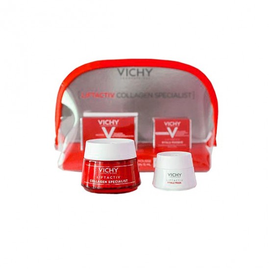 Vichy trousse liftactiv collagen specialist crème de jour + hyalu masque 15ml