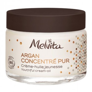 Melvita argan concentré pur crème-huile jeunesse 50ml