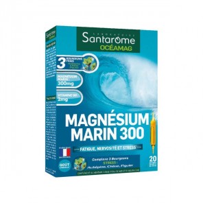 Santarome océamag magnésium marin 300 20 ampoules