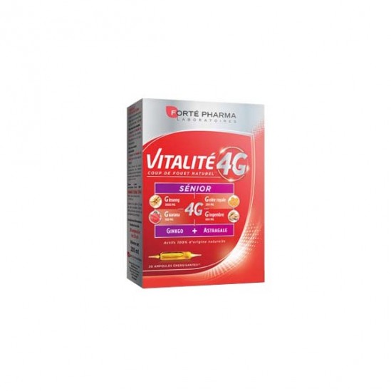 Forté pharma vitalité 4g sénior 20 ampoules