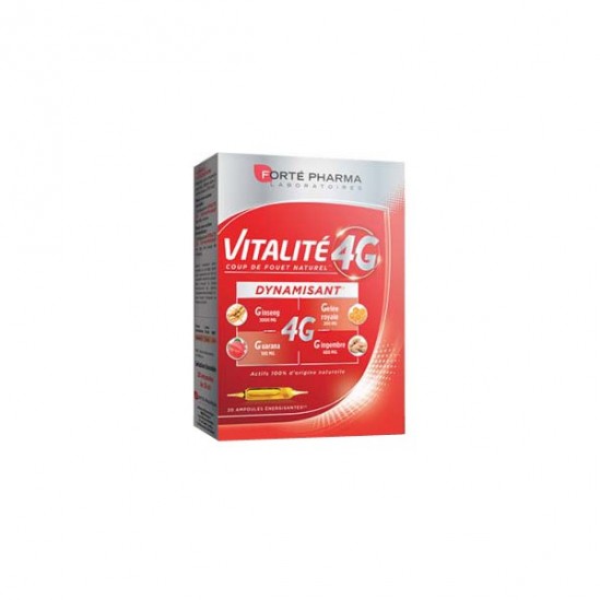 Forté pharma vitalité 4g dynamisant 20 ampoules x 10ml