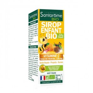 Santarome bio sirop enfant bio complément alimentaire flacon 150ml