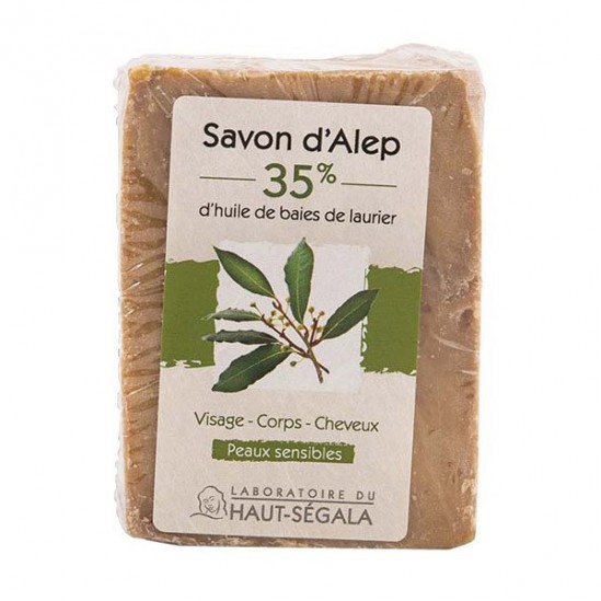 Haut-ségala savon d'alep 35% d'huile de baies de laurier 200g