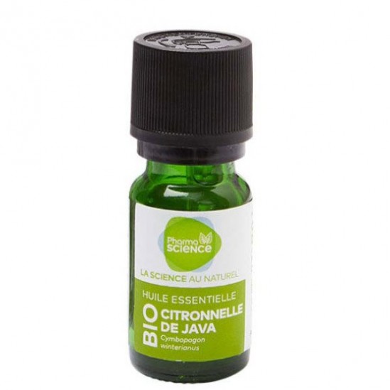 Pharmascience citronnelle de java bio huile essentielle 10ml