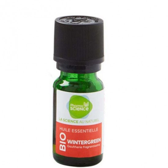 Pharmascience wintergreen bio huile essentielle 10ml