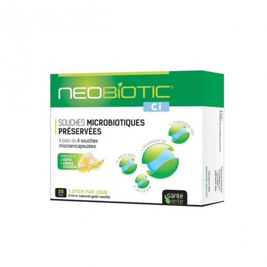 Santé verte neobiotic ci complément alimentaire 20 sticks