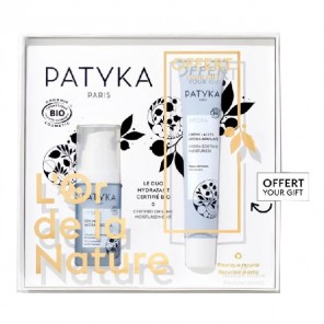 Patyka coffret l'or de la nature duo hydratant sérum et crème bio