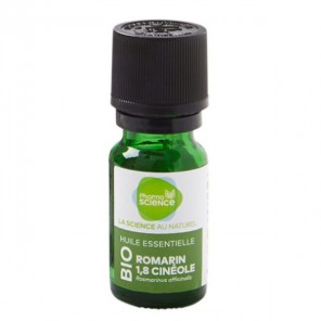 Pharmascience romarin 1,8 cinéole  huile essentielle 10ml