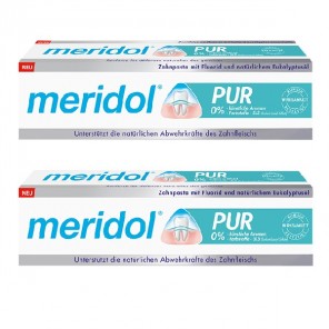 Meridol pur dentifrice lot de 2