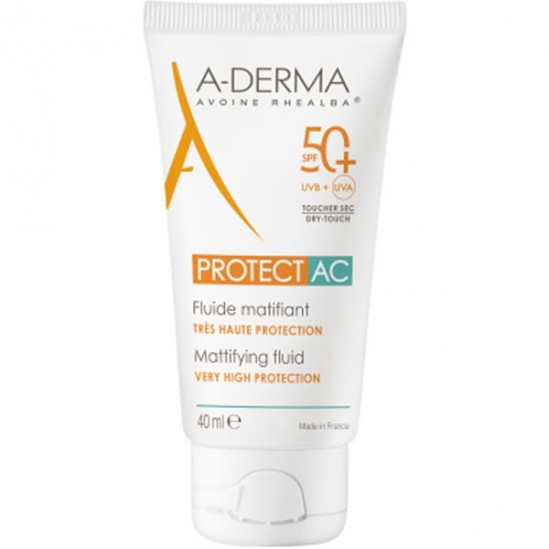 Aderma protect ac fluide matifiant SPF50+ 40ml