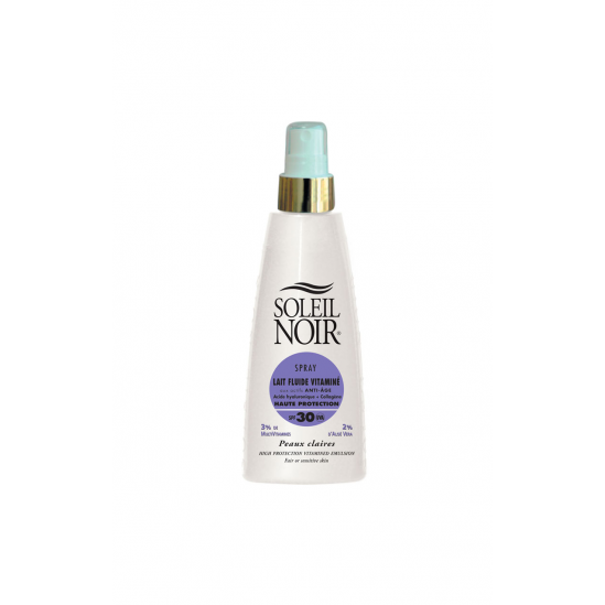 Soleil noir spray lait fluide vitaminée SPF30 150ml