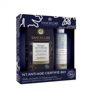 Sanoflore coffret essence merveilleuse et eau micéllaire aciana