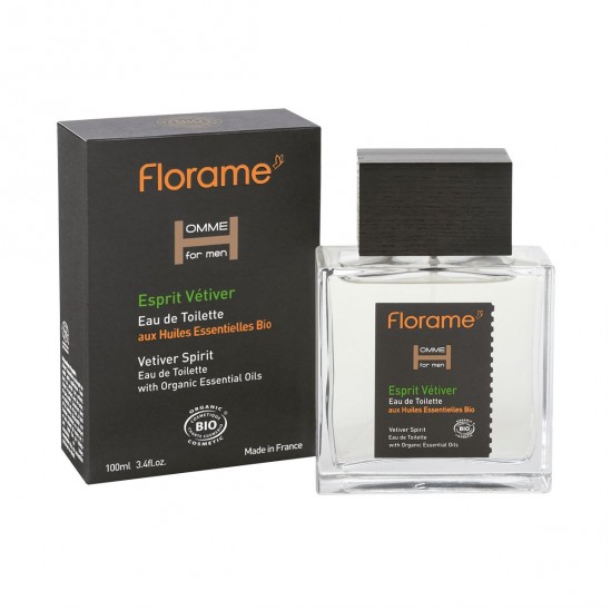 Florame homme esprit vétiver eau de toilette 100ml