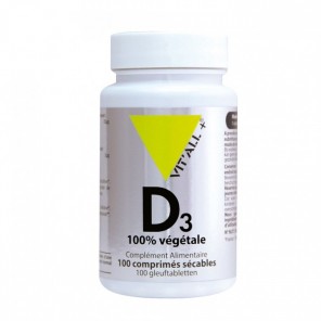 Vitall+ vitamine d3 20 mcg 100 comprimés secables