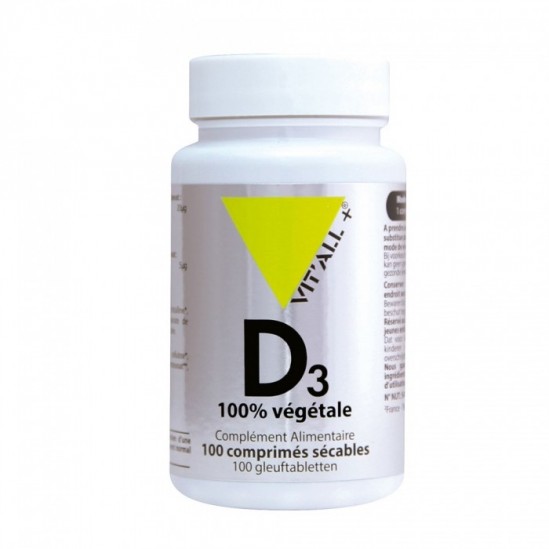 Vitall+ vitamine d3 20 mcg 100 comprimés secables