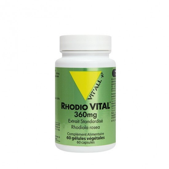 Vitall+ rhodio vital 360mg 60 gélules