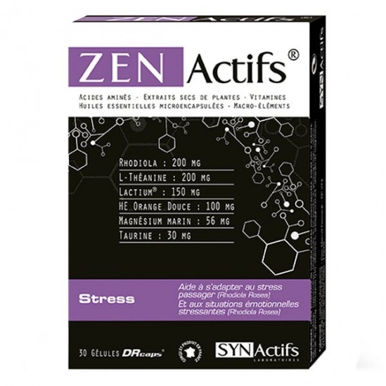 Aragan Synactifs ZenActifs 30 gélules