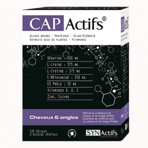 Aragan synactifs capactifs cheveux 120 gélules