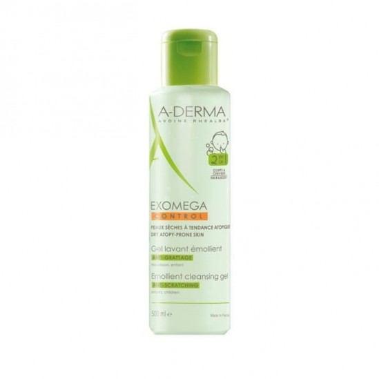 A derma exomega gel control lavant corps et cheveux 500ml