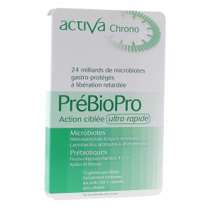 Activa chrono prébiopro 15 gélules