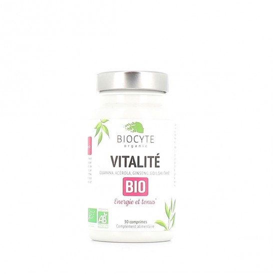 Biocyte vitalité bio 30 comprimés