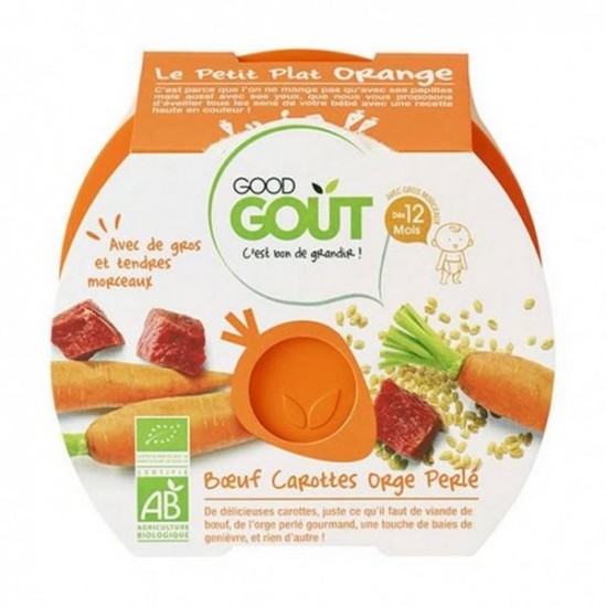 Dodie good gout bébé le petit plat orange 220g