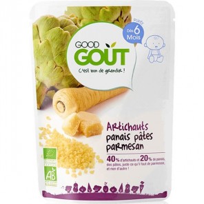 Dodie good gout bébé artichauts panais pâtes parmesan 190g