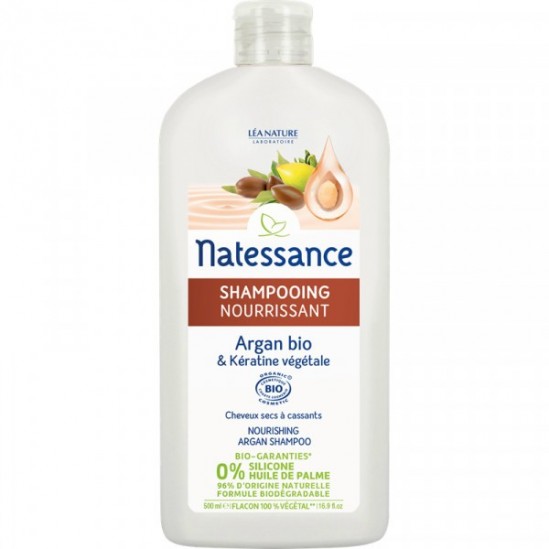 Natessance shampooing nourrissant argan bio 500ml