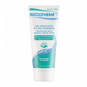 Buccotherm gel dentifrice gencives sensibles bio avec fluor 75ml