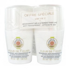 Roger & gallet fleur de figuier déodorant lot de 2