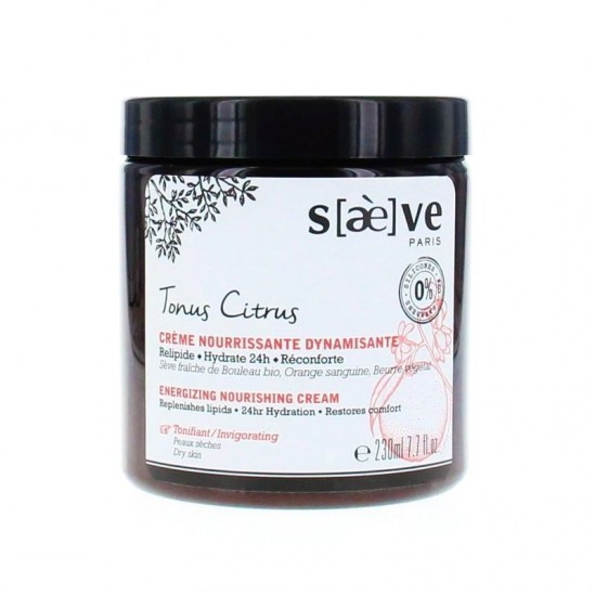 Saeve tonus citrus crème nourrissante dynamisante 230ml