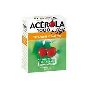 Herbesan acérola 1000 + gogi + vitamine c 160 mg 30 comprimés