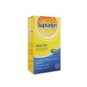 Supradyn vital 50+ vitamines minéraux et ginseng 30 comprimés