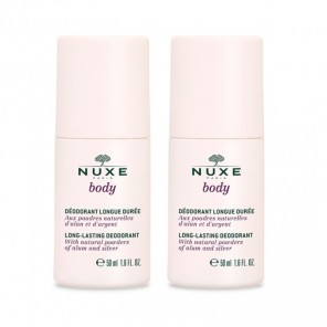 Nuxe body déodorant longue durée 2x50ml