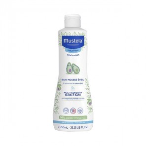 Mustela bain mousse eveil à l'avocat bio 750ml