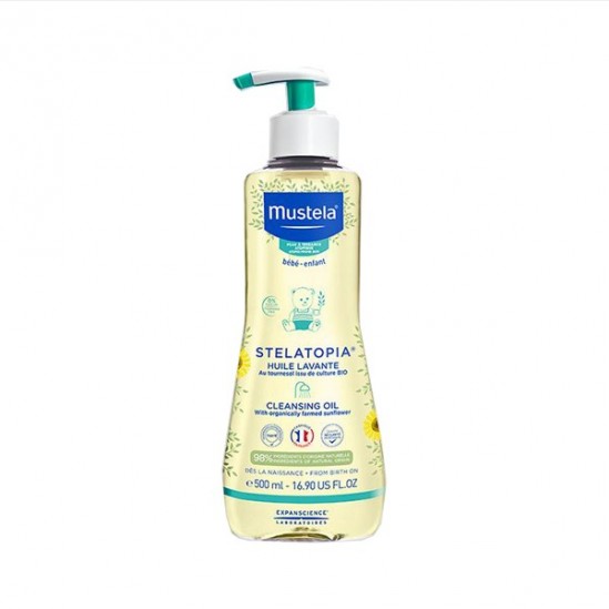 Mustela huile lavante stelatopia au tournesol bio 500ml